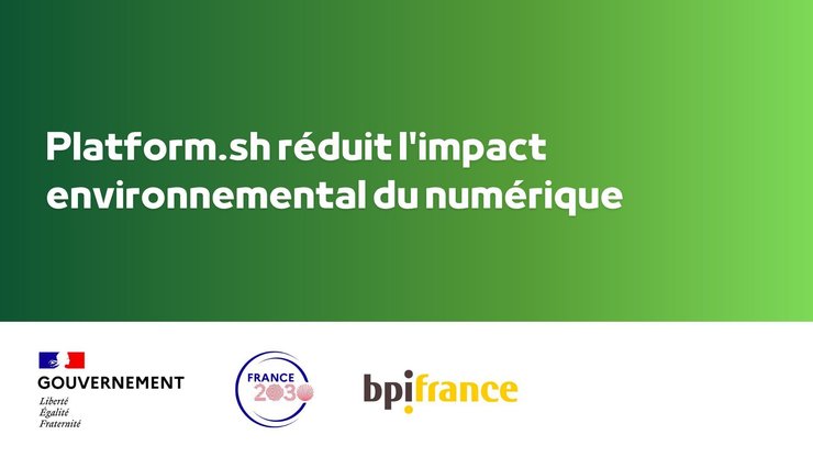 Platform.sh reduit l'impact environnemental du numerique